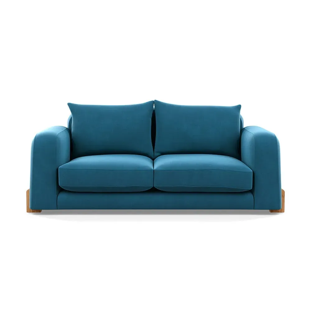 2-Seater Sofa - Ocean, Velvet