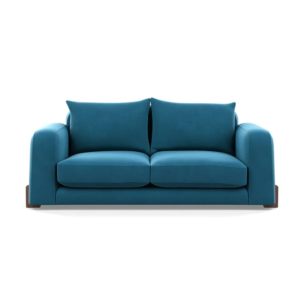 2-Seater Sofa - Ocean, Velvet