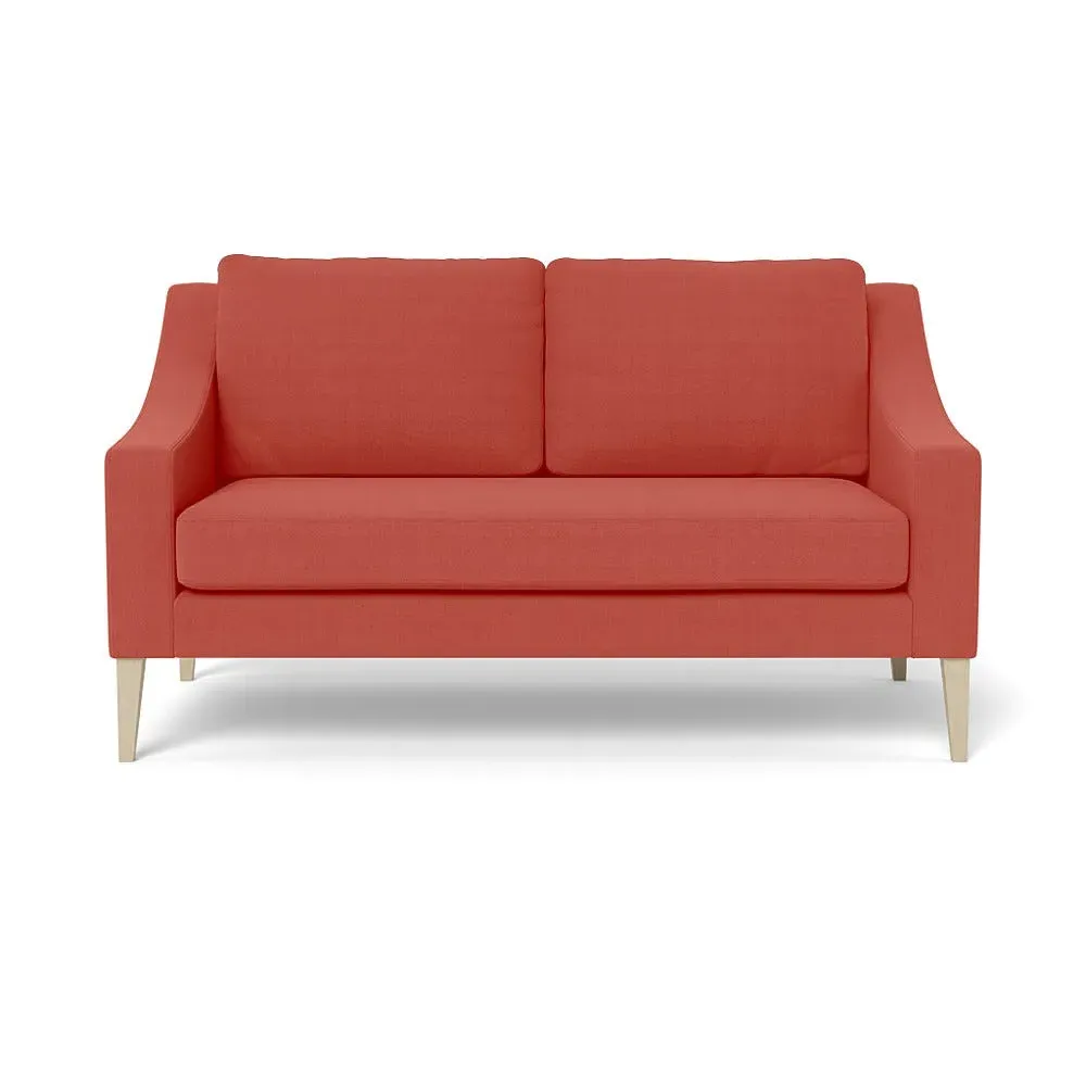 2-Seater Sofa - Red, Linen image