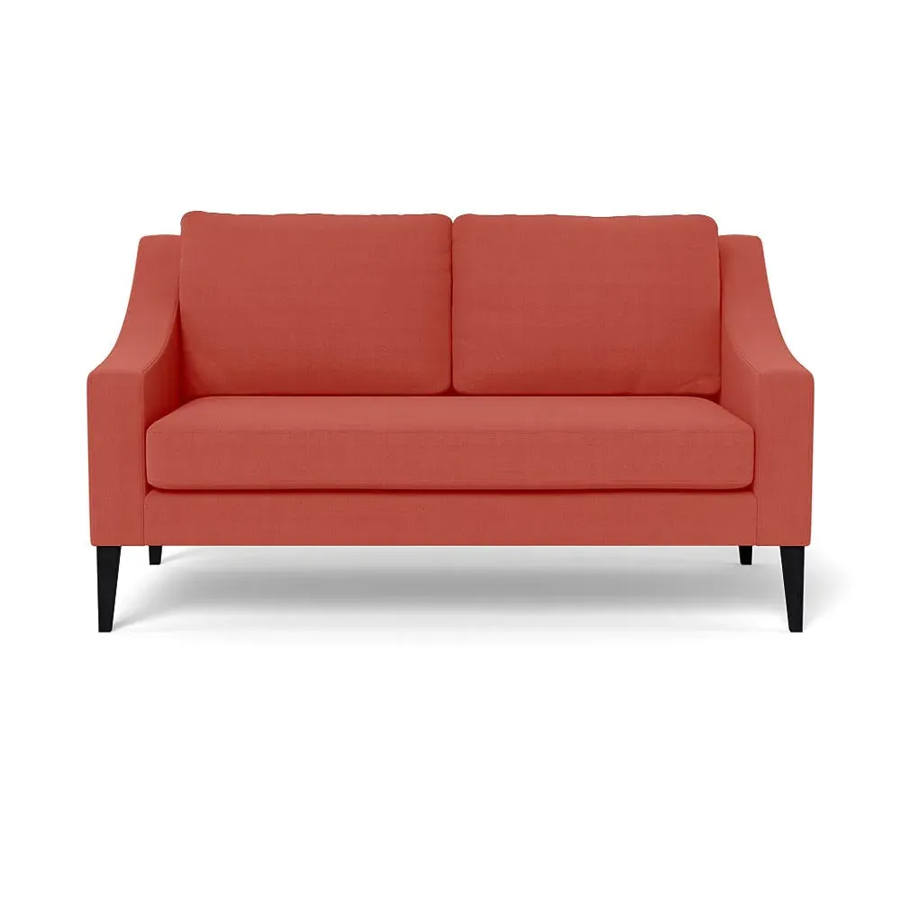 2-Seater Sofa - Red, Linen image