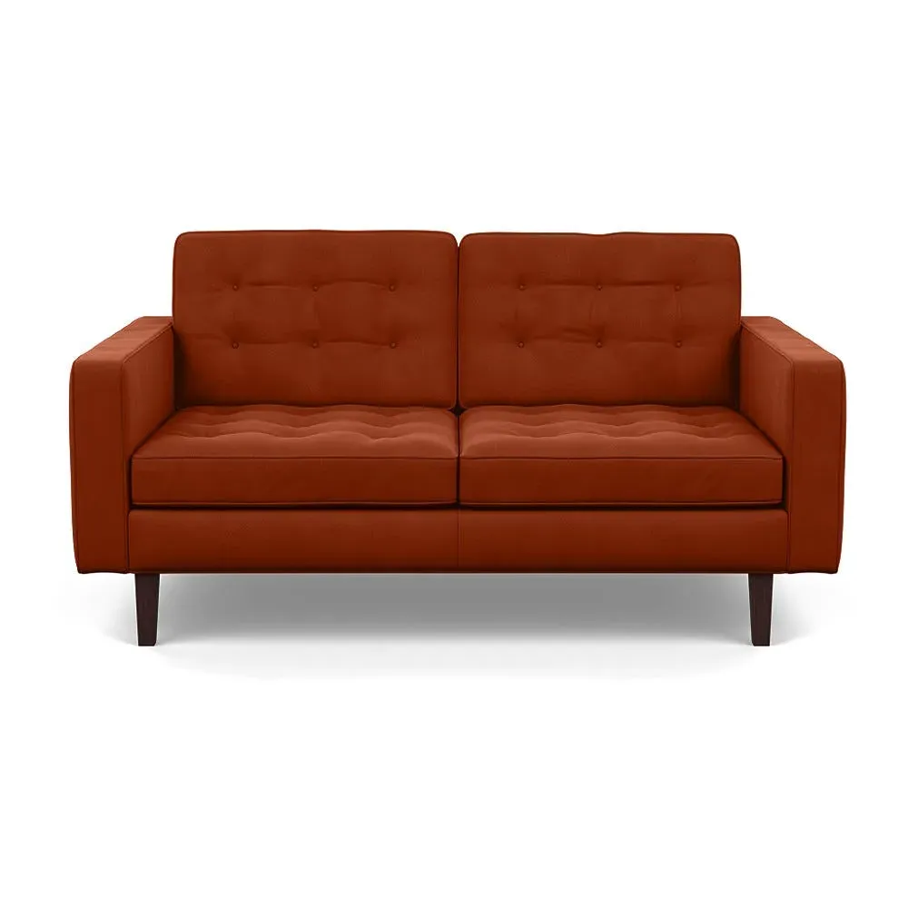 2-Seater Sofa - Red, Velvet image