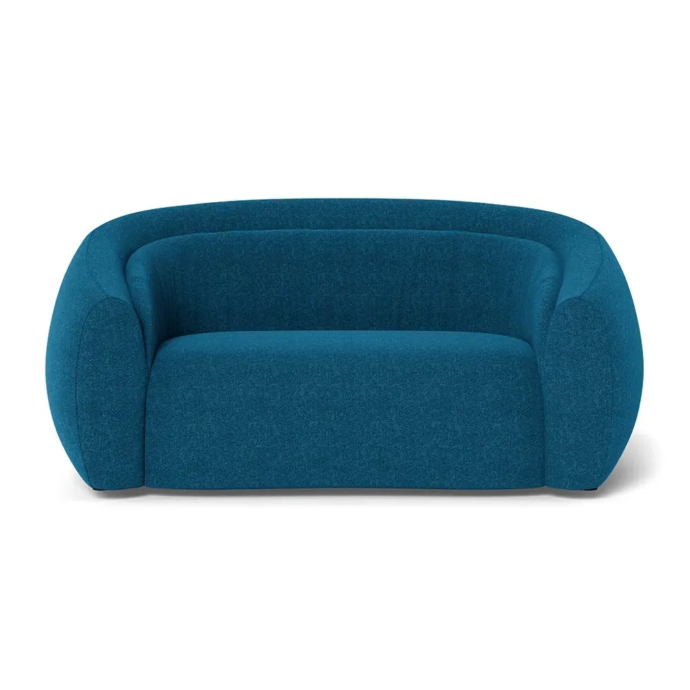 2-Seater Sofa - Teal, Wool