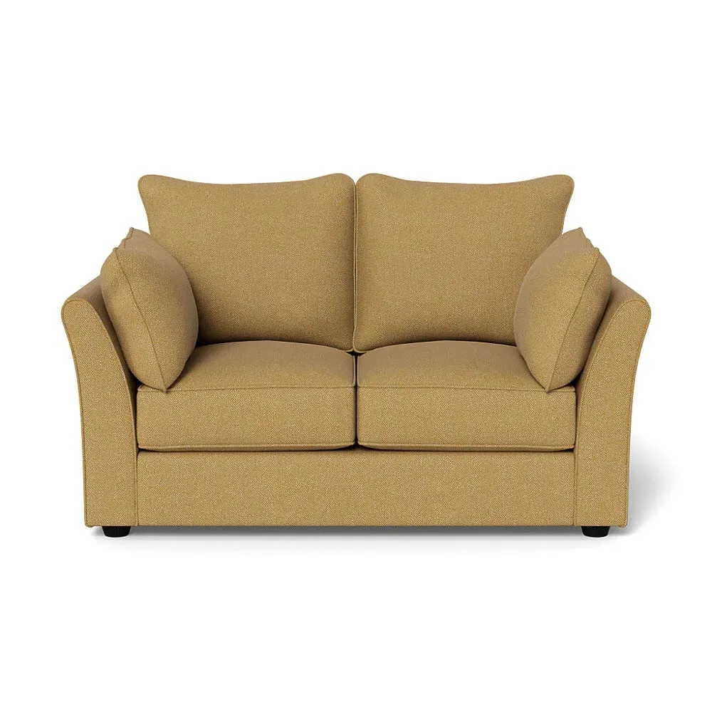 2-Seater Sofa - Yellow, Boucle Tweed