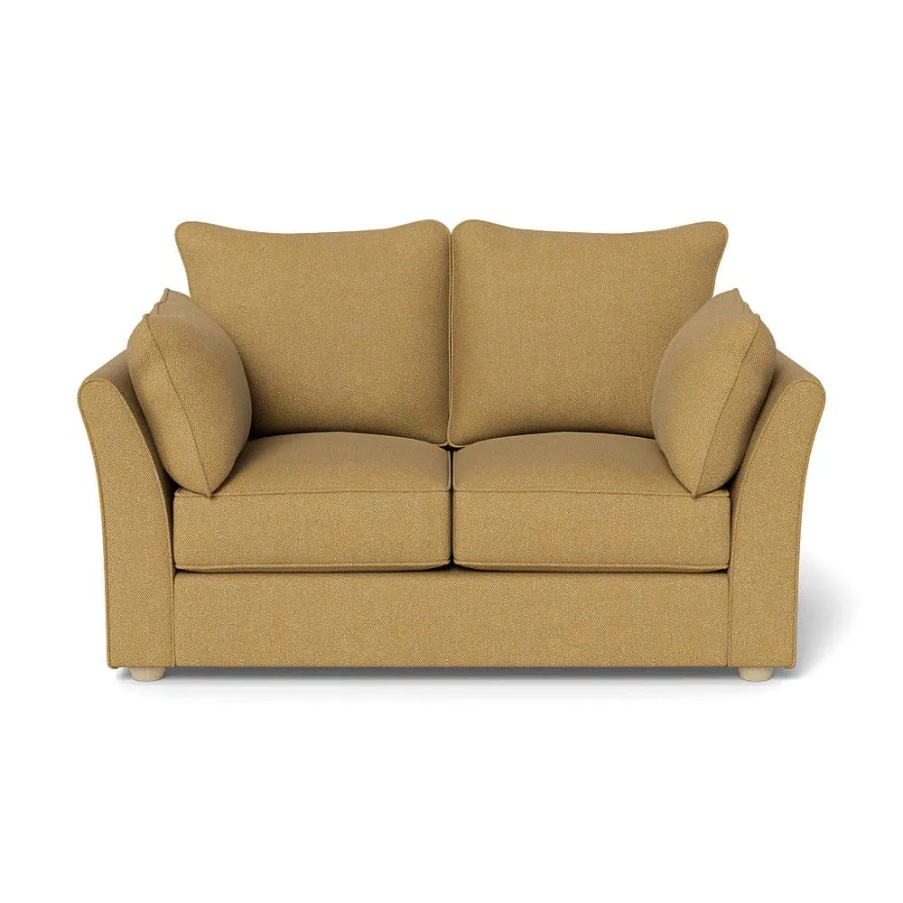 2-Seater Sofa - Yellow, Boucle Tweed