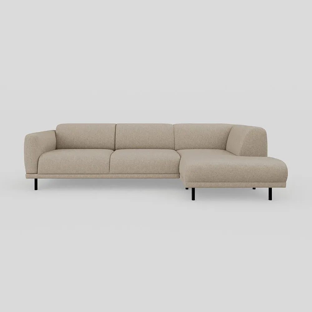 3-Seater Chaise Sofa Left Hand - Natural, Fabric image