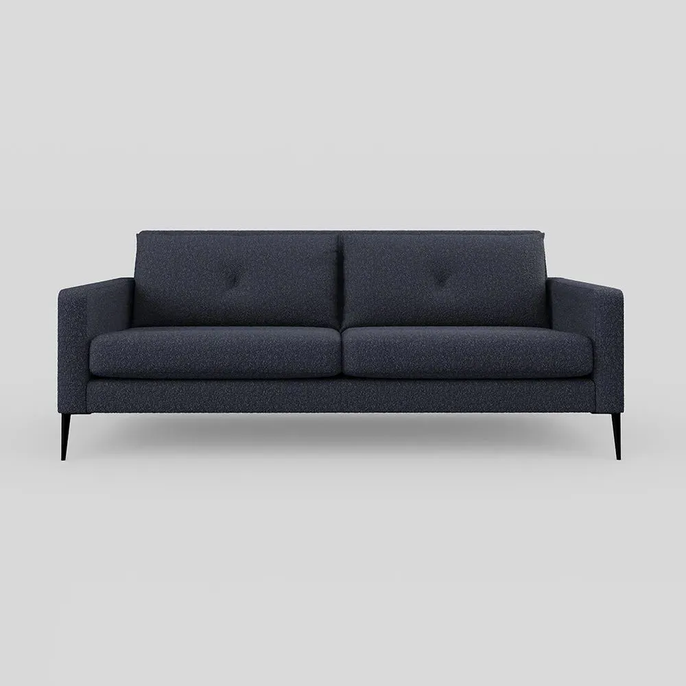 3-Seater Sofa - Blue, Boucle image