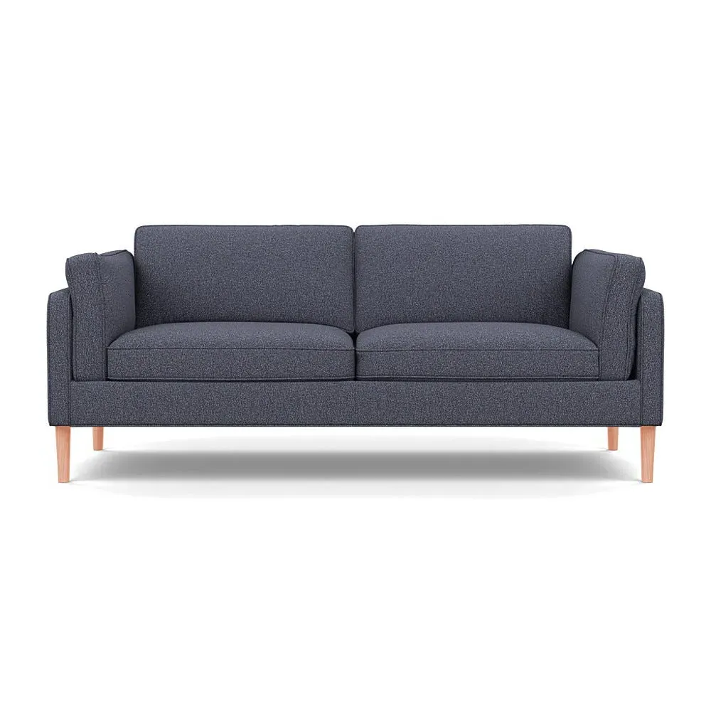3-Seater Sofa - Blue, Loop Boucle