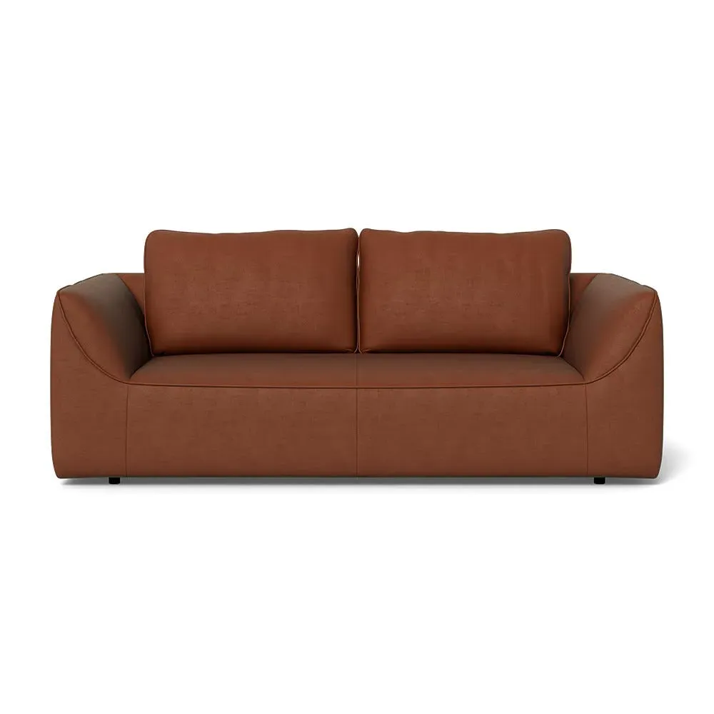 3-Seater Sofa - Brown, Smart Luxe Velvet