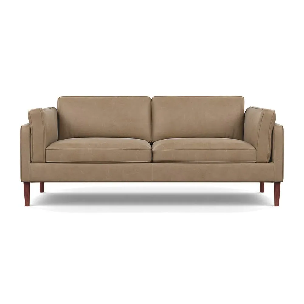 3-Seater Sofa - Camel, Heritage Leather