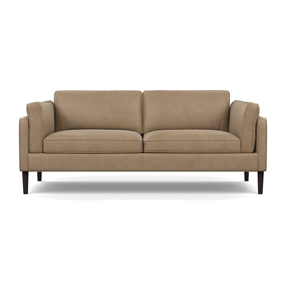 3-Seater Sofa - Camel, Heritage Leather