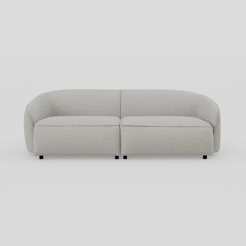 3-Seater Sofa - Cream, Boucle