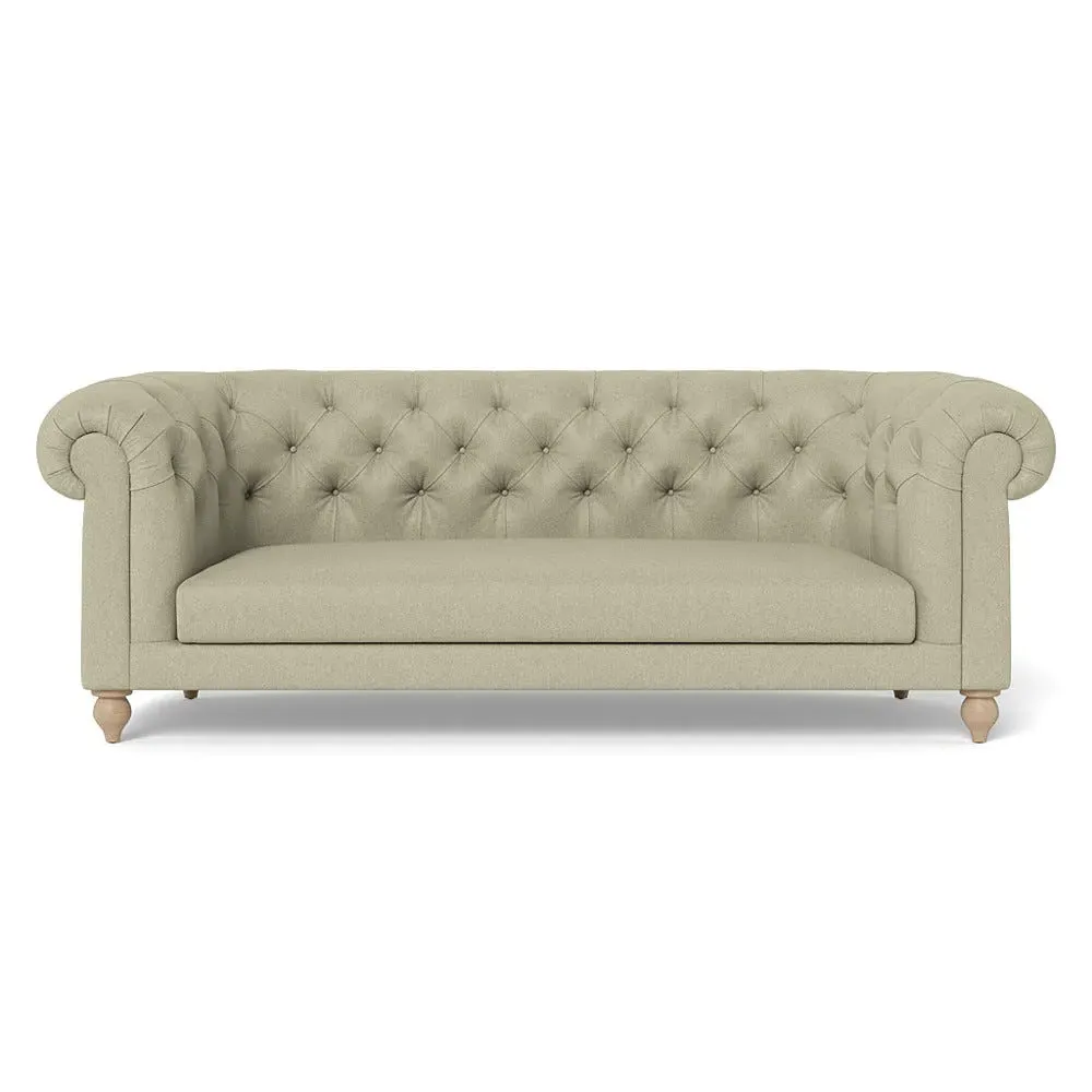 3-Seater Sofa - Cream, Cotton