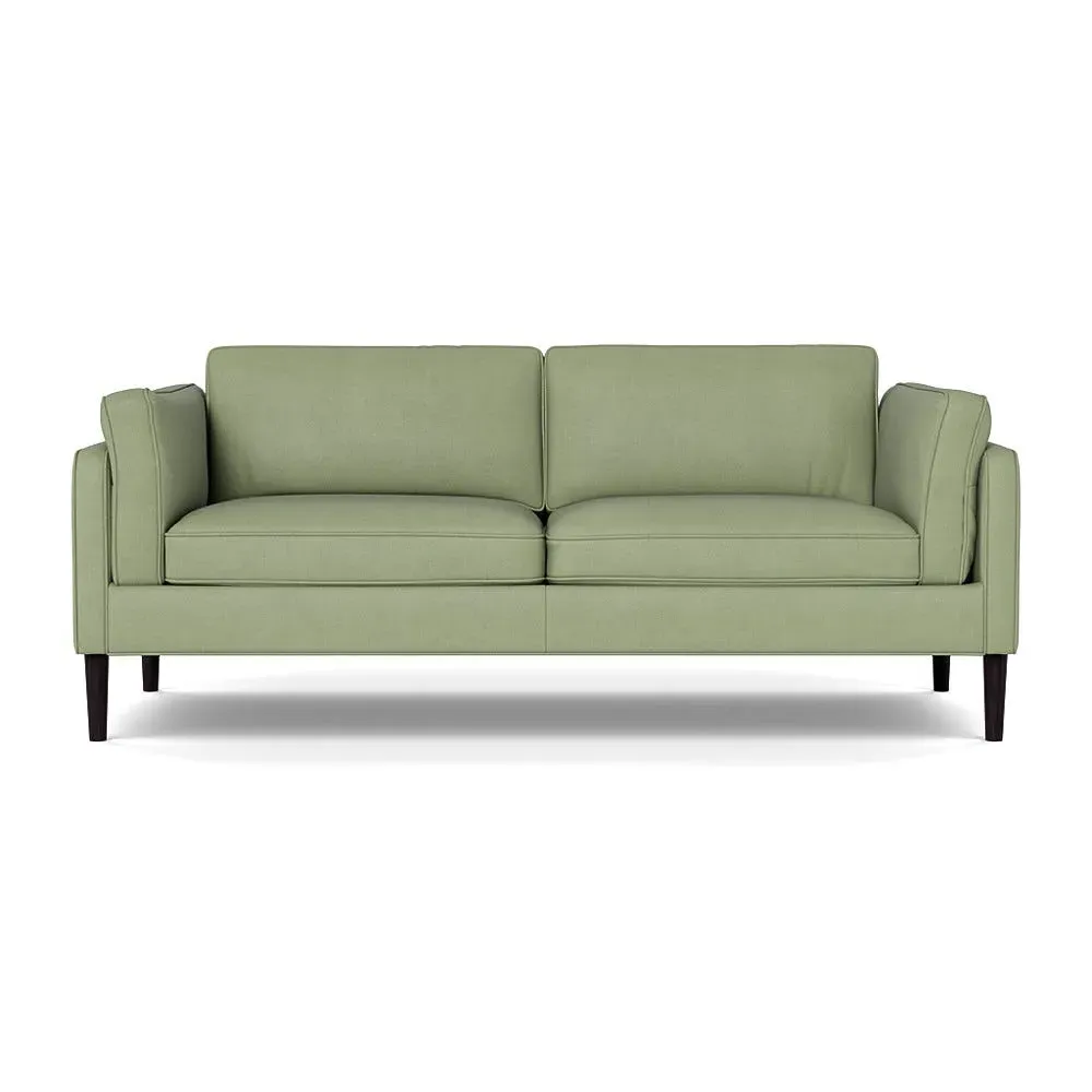 3-Seater Sofa - Green, Cotton