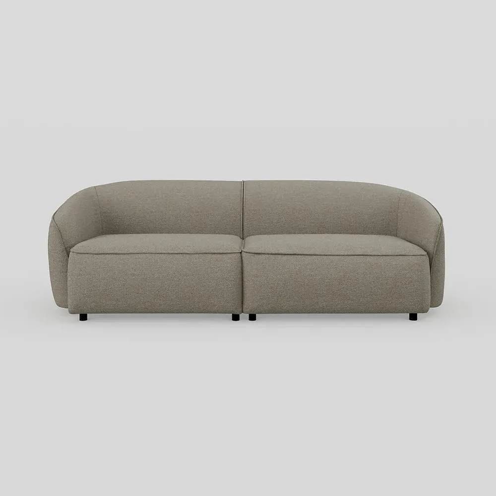 3-Seater Sofa - Grey, Broadweave