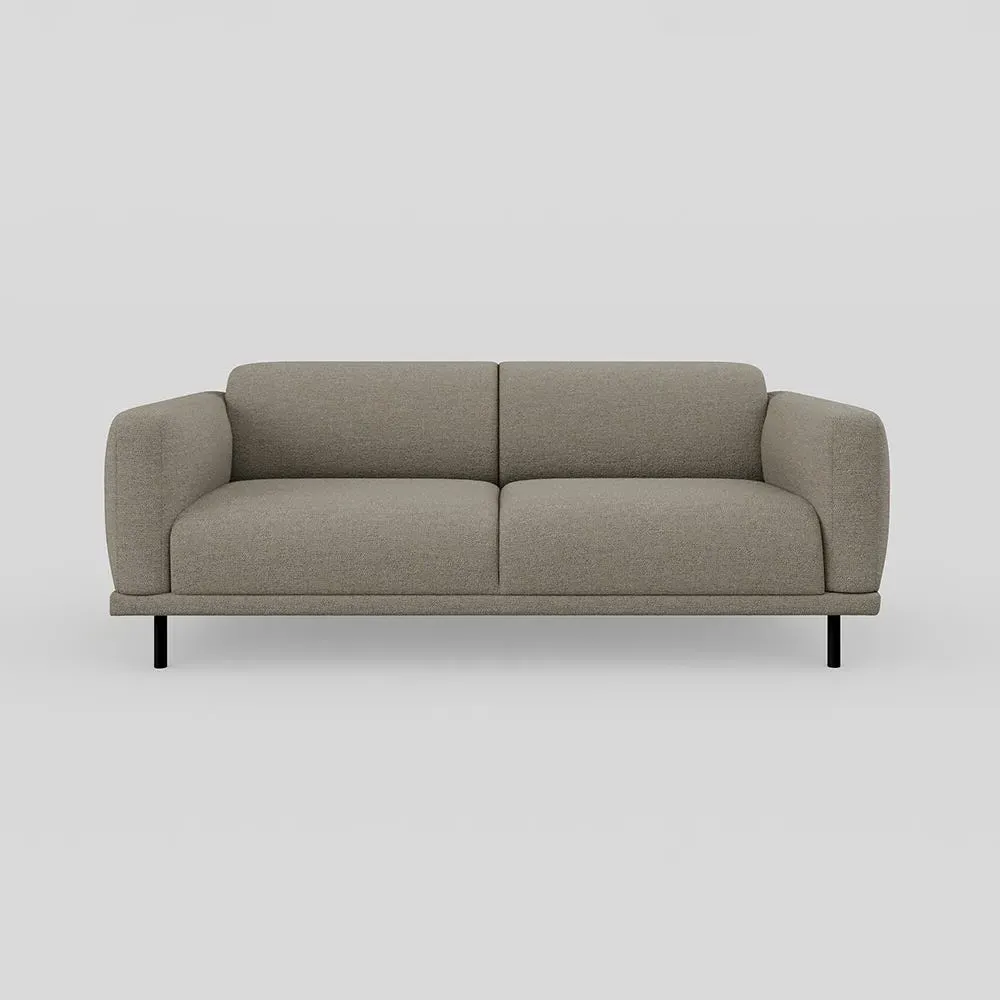 3-Seater Sofa - Grey, Broadweave