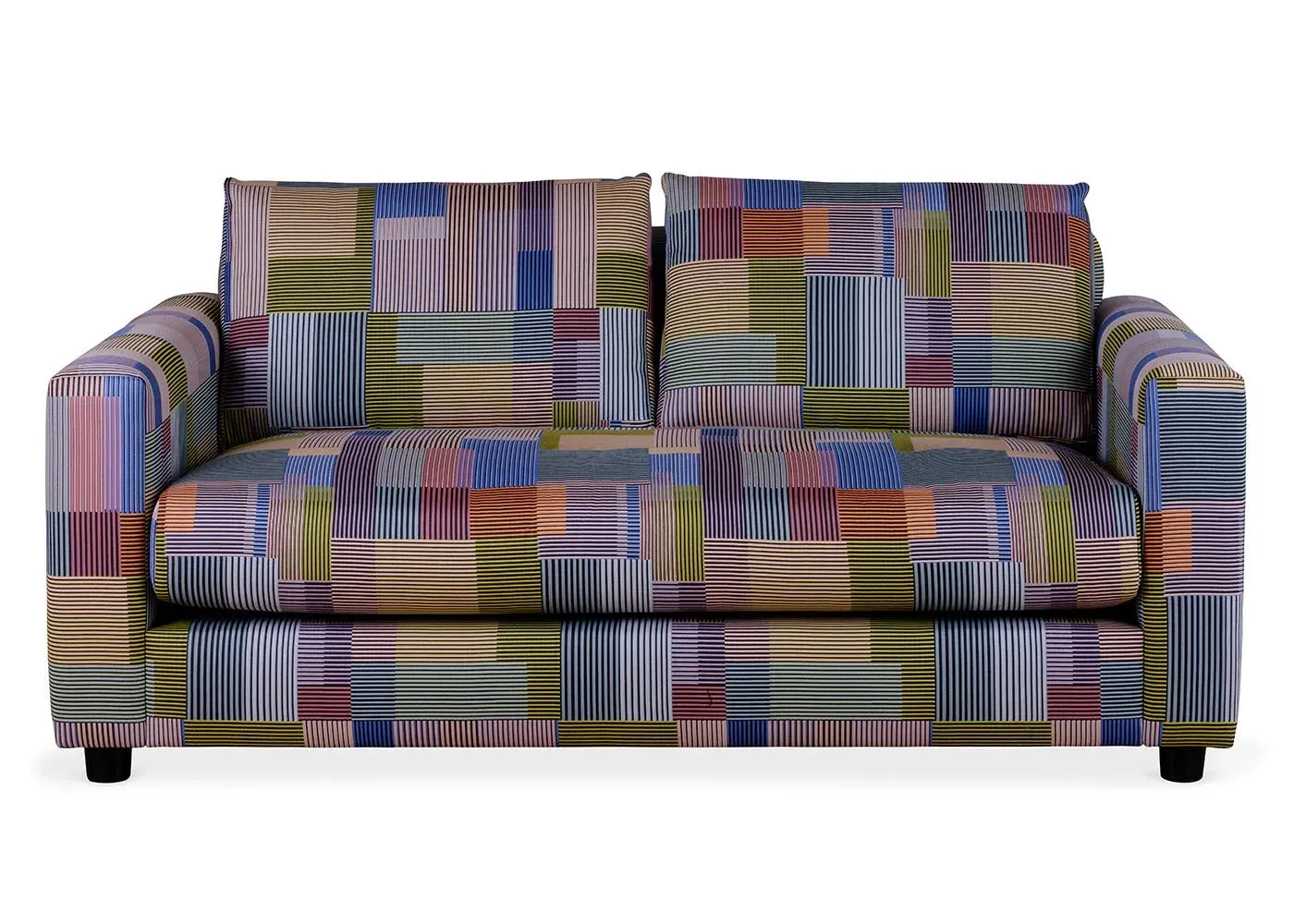 3-Seater Sofa - Multi, Check Pattern