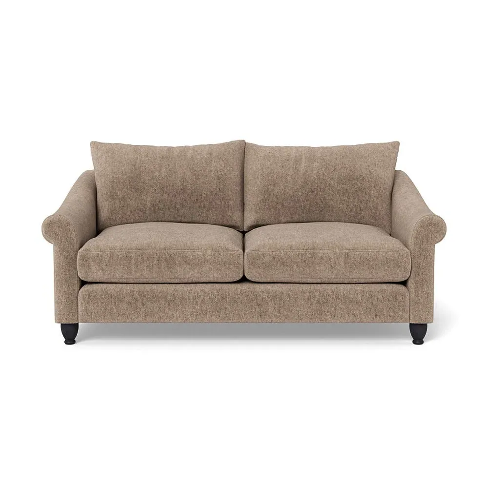 3-Seater Sofa - Natural, Boucle Velvet