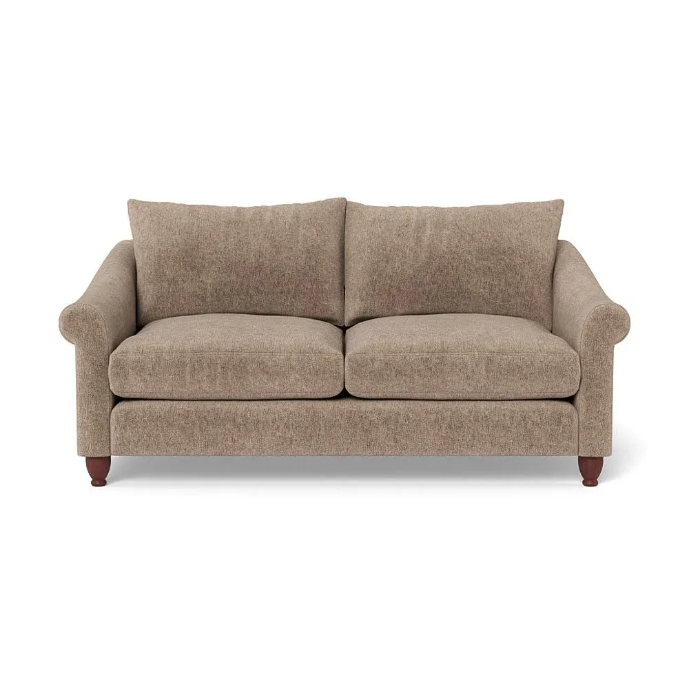 3-Seater Sofa - Natural, Boucle Velvet