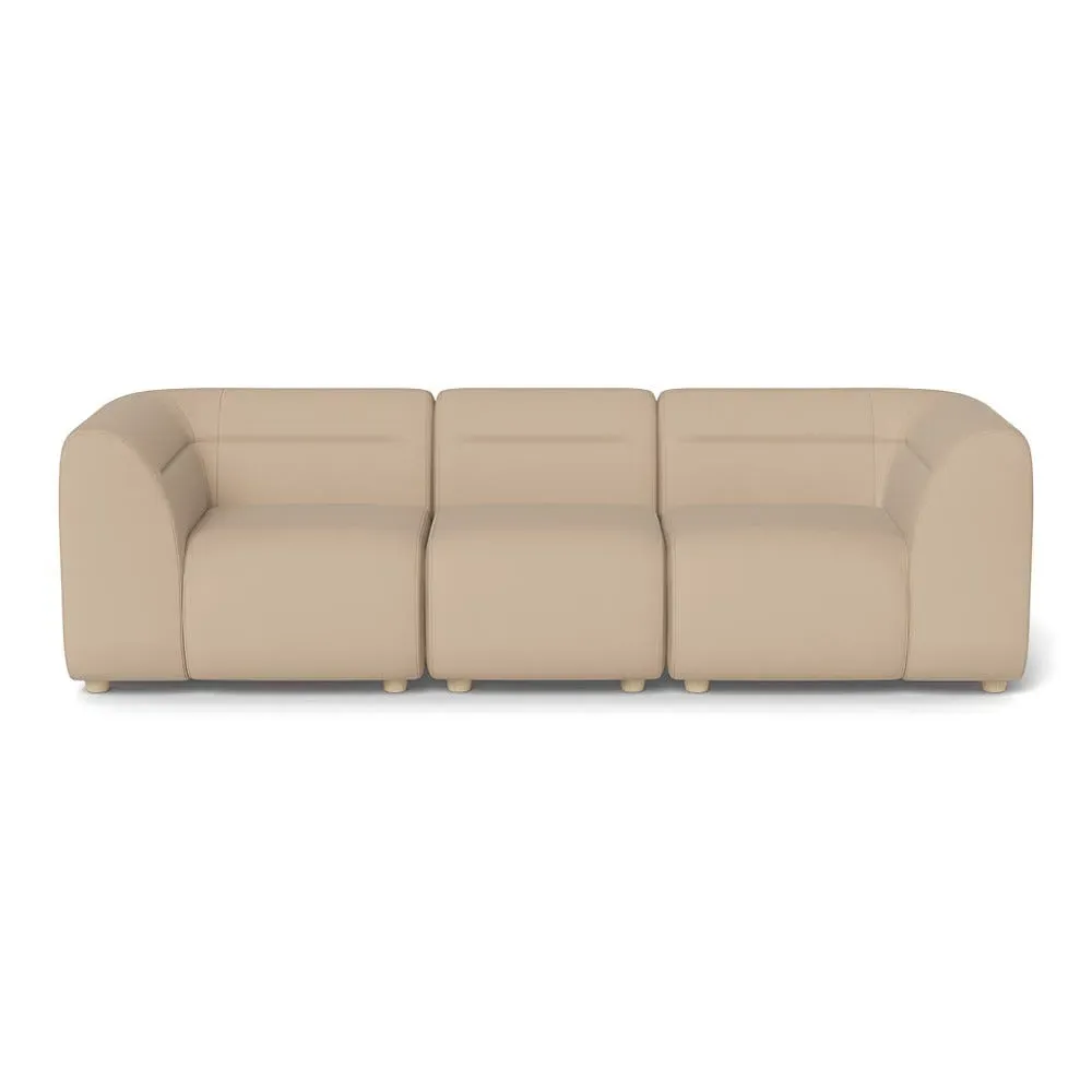 3-Seater Sofa - Natural, Linen-Cotton