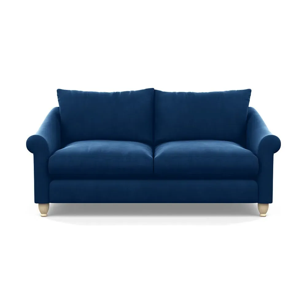 3-Seater Sofa - Petrol, Velvet