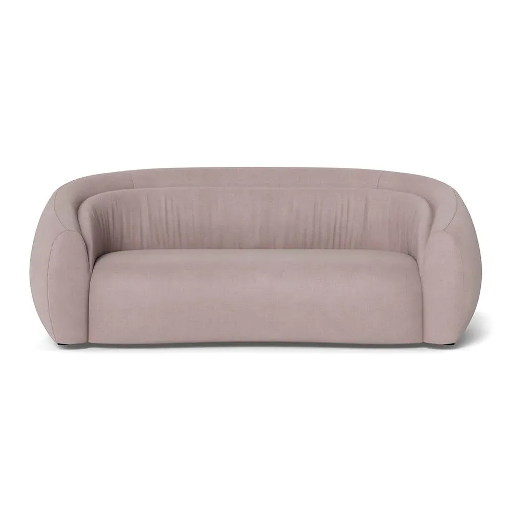 3-Seater Sofa - Pink, Siena Cotton