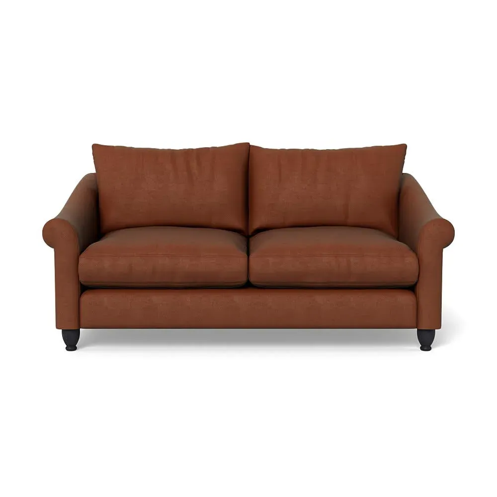 3-Seater Sofa - Tawny, Smart Luxe Velvet