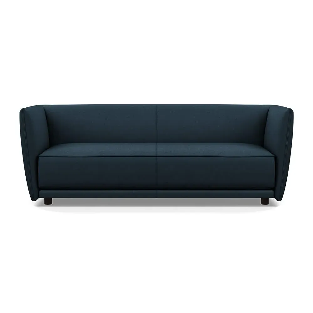 3-Seater Sofa Valley Design - Blue, Cotton image