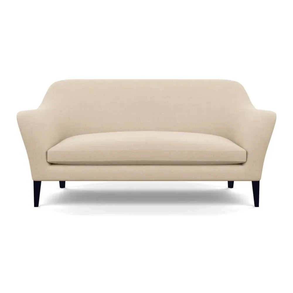 3-Seater Sofa with Black Ash Feet - Oat, Cotton image