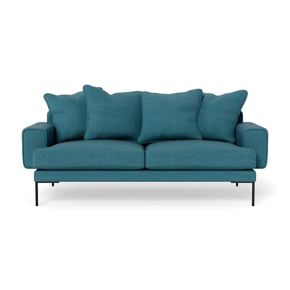 3-Seater Sofa with Black Feet - Cadet, Cotton image