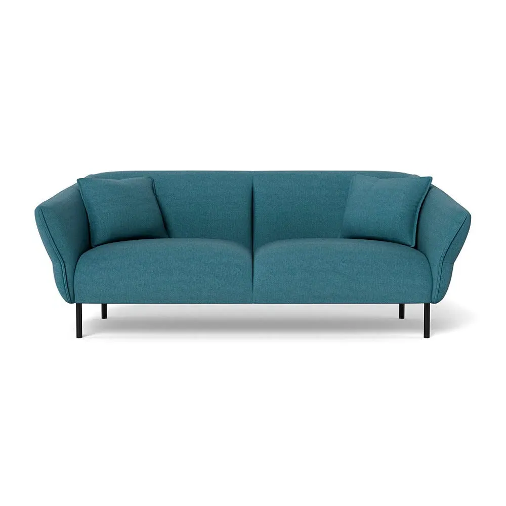 3-Seater Sofa with Black Feet - Cadet, Cotton image