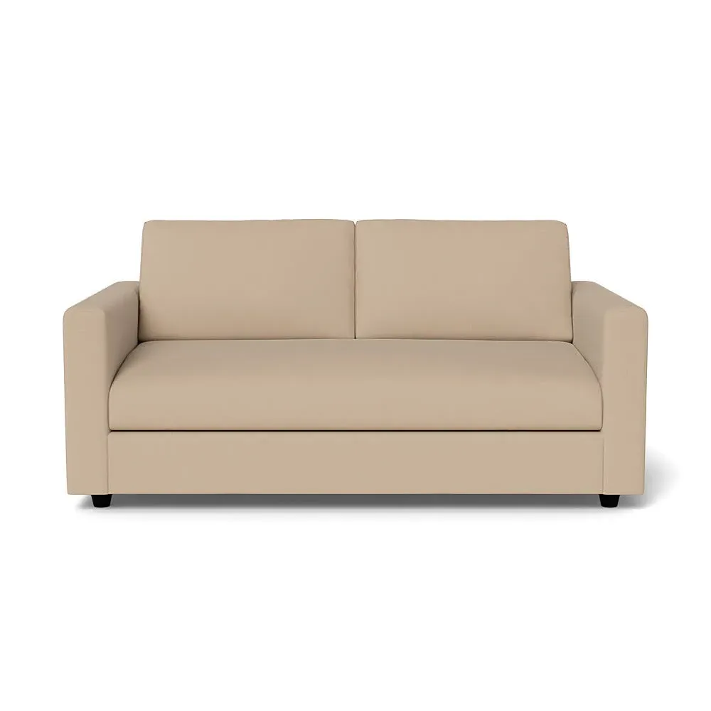 3-Seater Sofa with Deep Cushions - Natural, Cotton