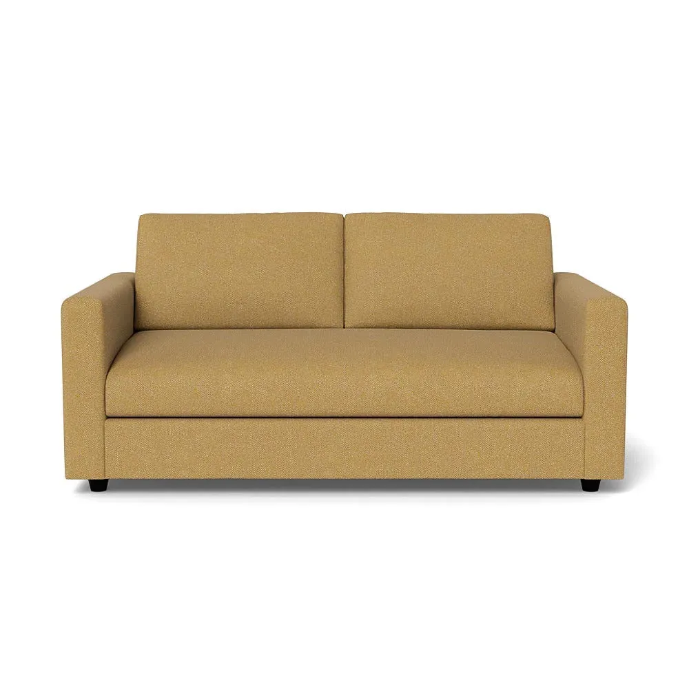 3-Seater Sofa with Deep Cushions - Yellow, Boucle