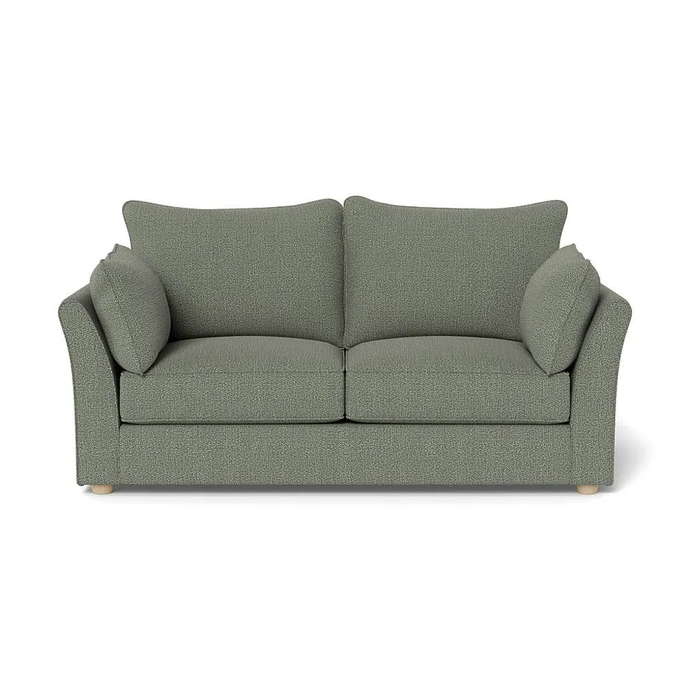 3-Seater Sofa with Natural Feet - Lapis, Boucle