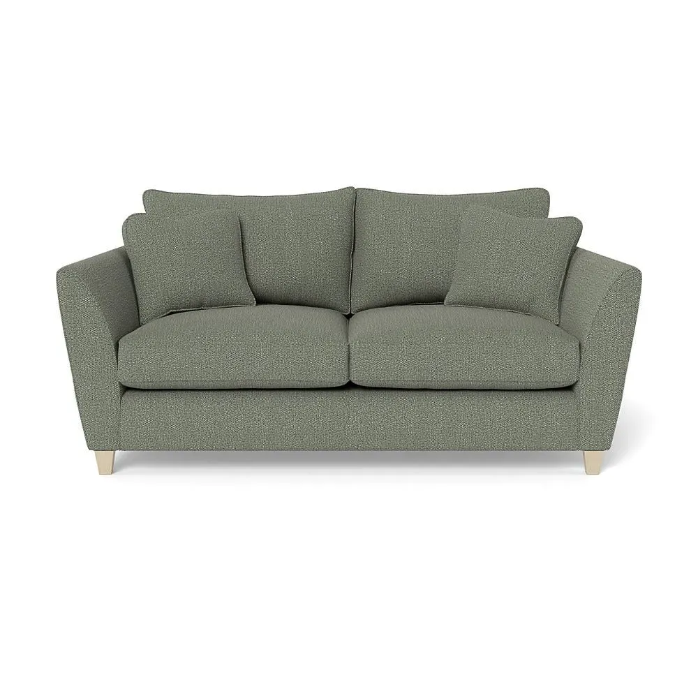 3-Seater Sofa with Sabre Arms - Grey, Boucle image