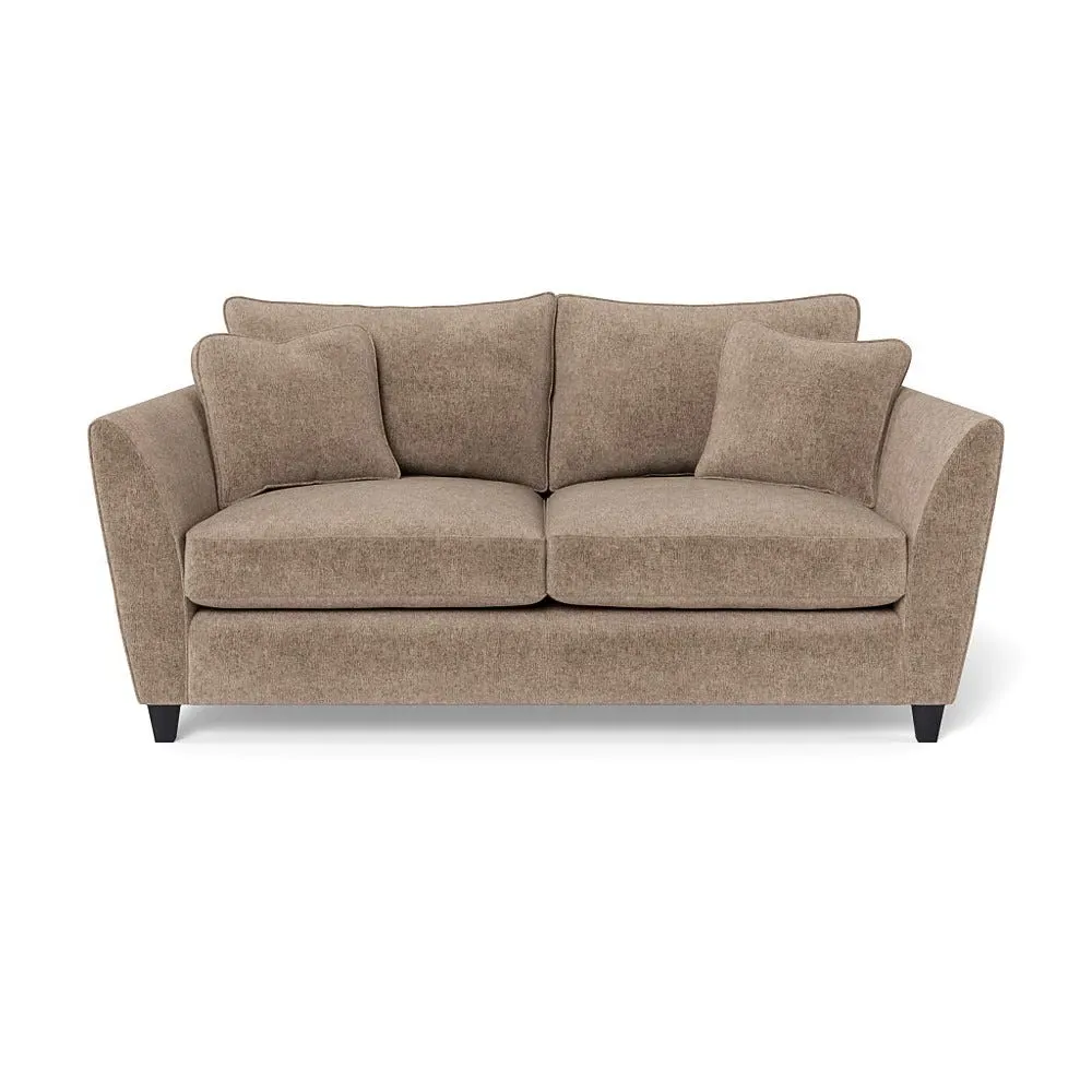 3-Seater Sofa with Sabre Arms - Natural, Boucle