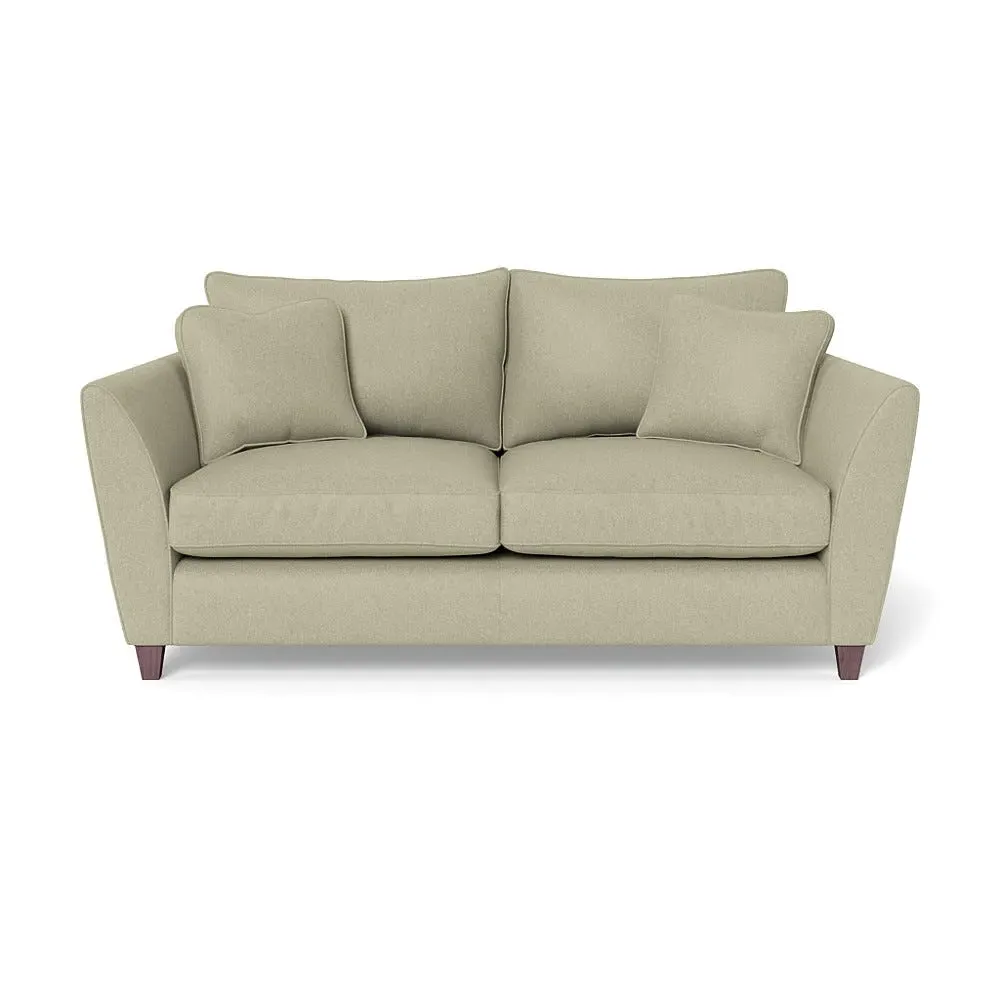 3-Seater Sofa with Sabre Arms - Natural, Cotton