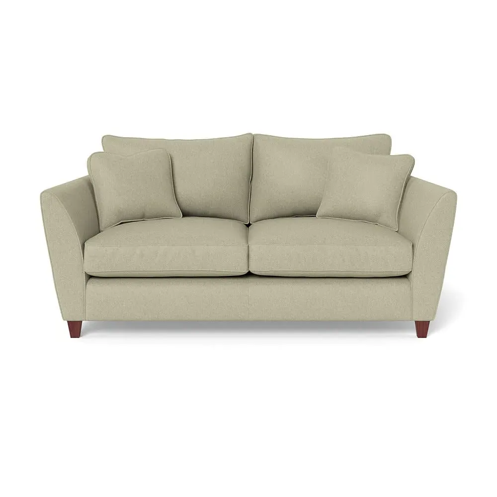 3-Seater Sofa with Sabre Arms - Natural, Cotton image