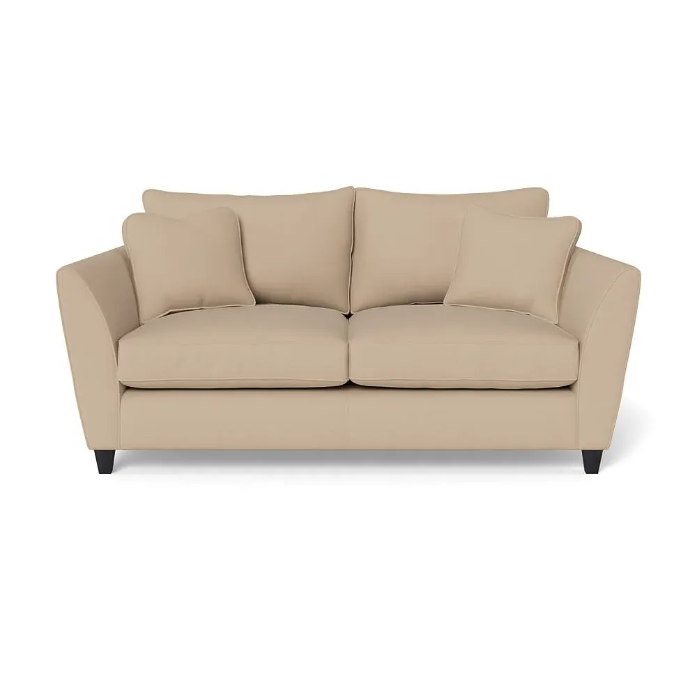 3-Seater Sofa with Sabre Arms - Natural, Linen