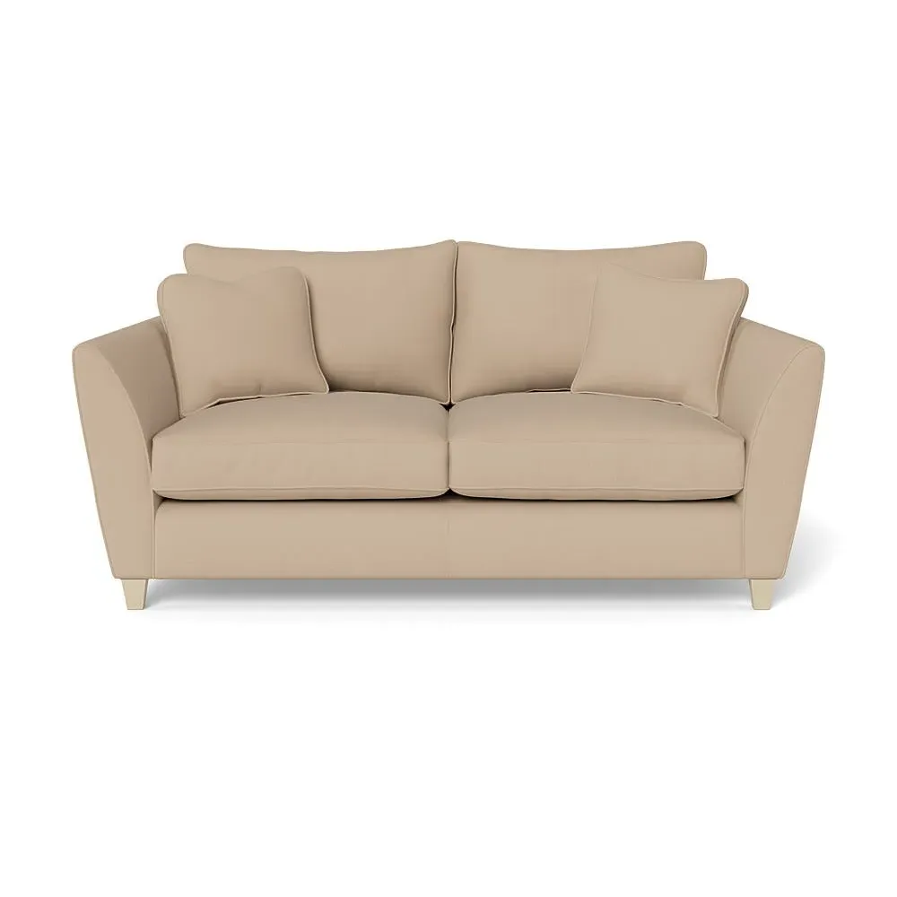 3-Seater Sofa with Sabre Arms - Natural, Linen