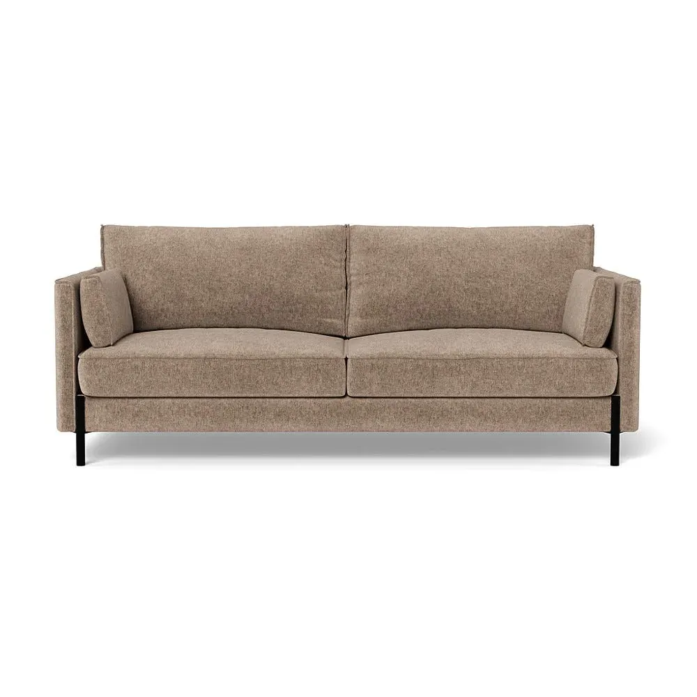 3-Seater Sofa with Slim Arms - Natural, Boucle
