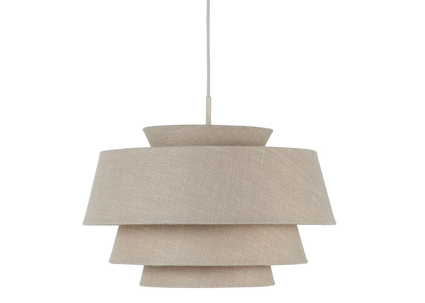 3-Tiered Pendant Light - Natural image