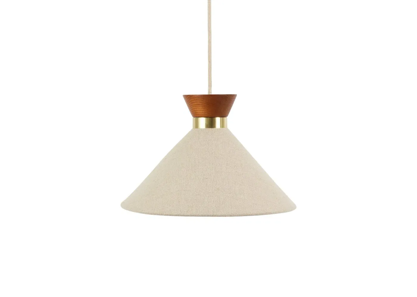 35cm Pendant Light - Natural, Walnut image
