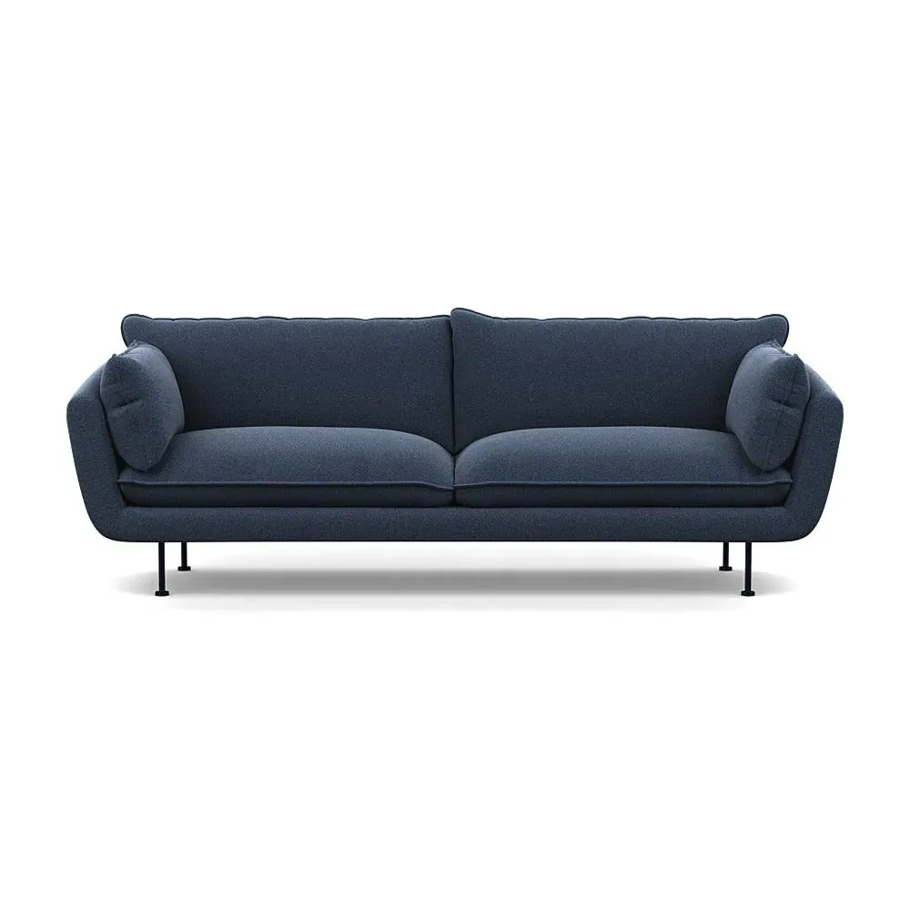 4-Seater Sofa - Blue, Boucle
