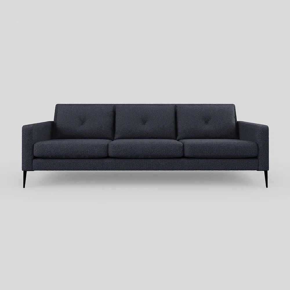 4-Seater Sofa - Blue, Boucle image