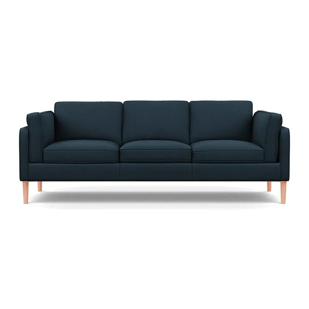 4-Seater Sofa - Blue, Cotton image