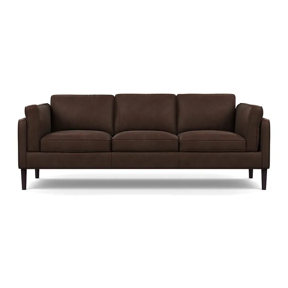 4-Seater Sofa - Chestnut, Leather