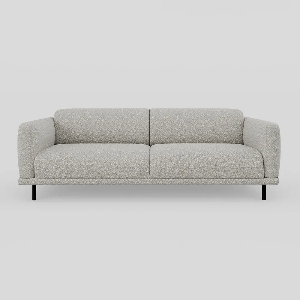 4-Seater Sofa - Cream, Boucle