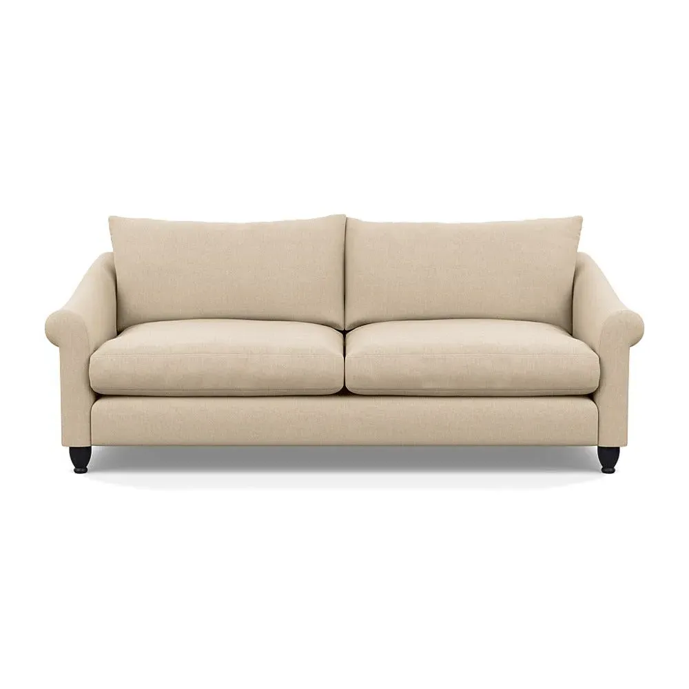 4-Seater Sofa - Cream, Brushed Cotton