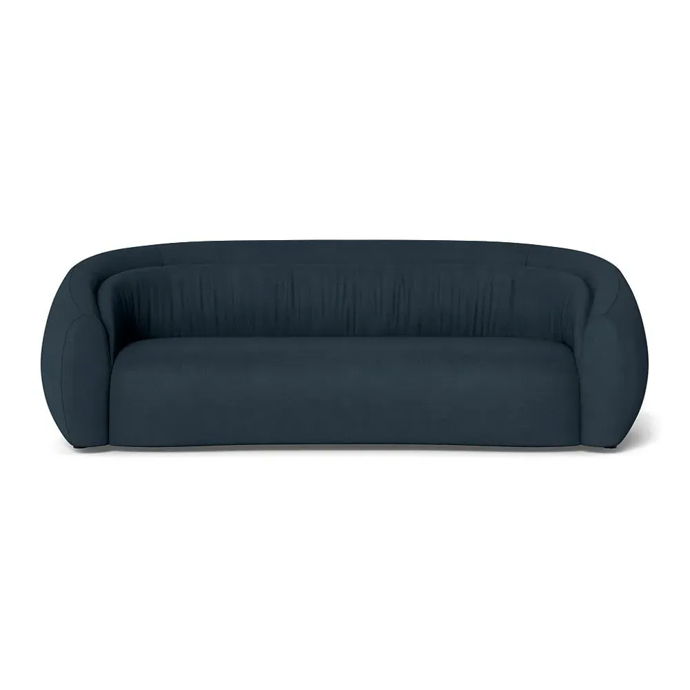 4-Seater Sofa Flora Design - Blue, Cotton image