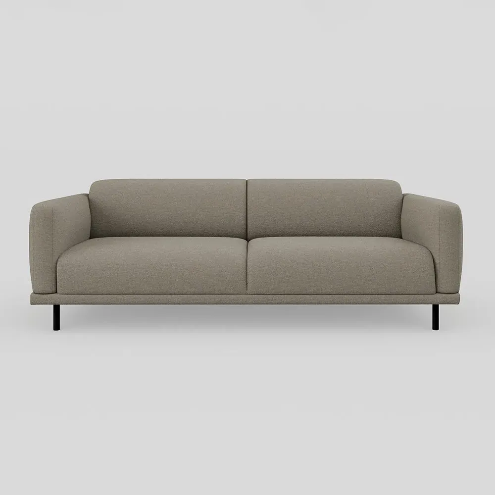 4-Seater Sofa - Grey, Broadweave
